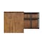 Alaterre Furniture 55 D X 30 H, 55 W X Acacia, Natural Aged Brown ANLO0833 - alternate 5